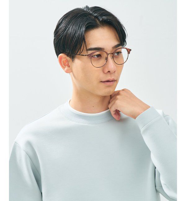  「Zoff｜TRAD メガネ | サーモント 伊達メガネ 度付き 読書 ビジネス   レンズ交換券付」|メガネ|