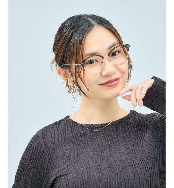  「Zoff｜TRAD メガネ | サーモント 伊達メガネ 度付き 読書 ビジネス   レンズ交換券付」|メガネ|