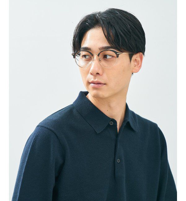  「Zoff｜TRAD メガネ | サーモント 伊達メガネ 度付き 読書 ビジネス   レンズ交換券付」|メガネ|