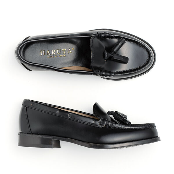 HARUTA「レディス牛革タッセルローファー #303」|ローファー|