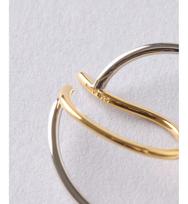 Jouete「ウェアリング サークル コンビカラー」|イヤリング|