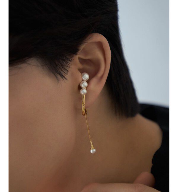 Jouete「[インイヤーカフス] パール チェーン」|イヤーカフ|