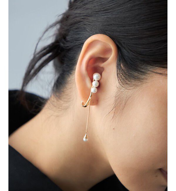 Jouete「[インイヤーカフス] パール チェーン」|イヤーカフ|