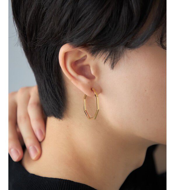 Jouete「[プッシュイヤリング] オクタゴン」|イヤリング|