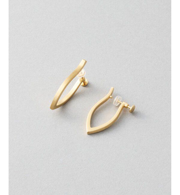 Jouete「[プッシュイヤリング] リーフ」|イヤリング|