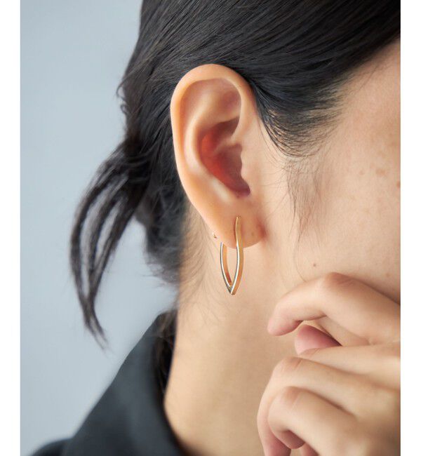 Jouete「[プッシュイヤリング] リーフ」|イヤリング|