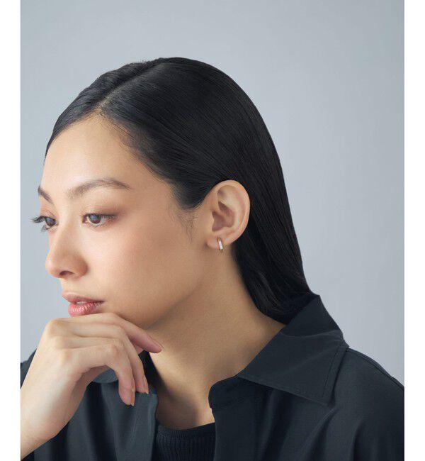 Jouete「[スナップイヤリング] ヘキサゴン ジルコニア」|イヤリング|