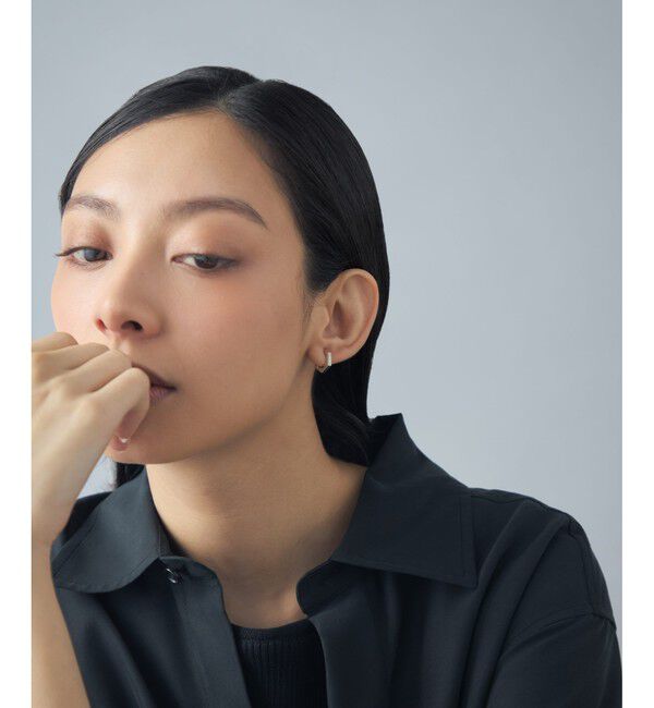 Jouete「[スナップイヤリング] ヘキサゴン ジルコニア」|イヤリング|