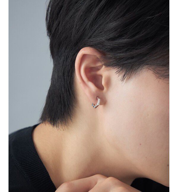 Jouete「[スナップイヤリング] ヘキサゴン ジルコニア」|イヤリング|