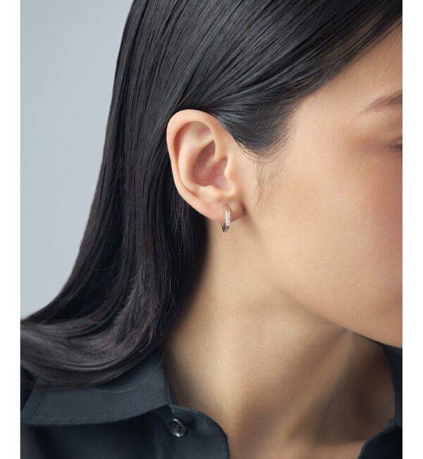 Jouete「[スナップイヤリング] ヘキサゴン ジルコニア」|イヤリング|