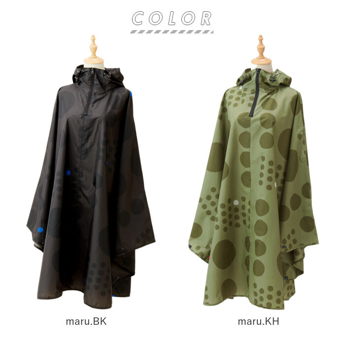 BACKYARD FAMILY「レインコート ポンチョ レディース 通販 レインポンチョ カッパ 雨具 FREE フリーサイズ」|レインコート|