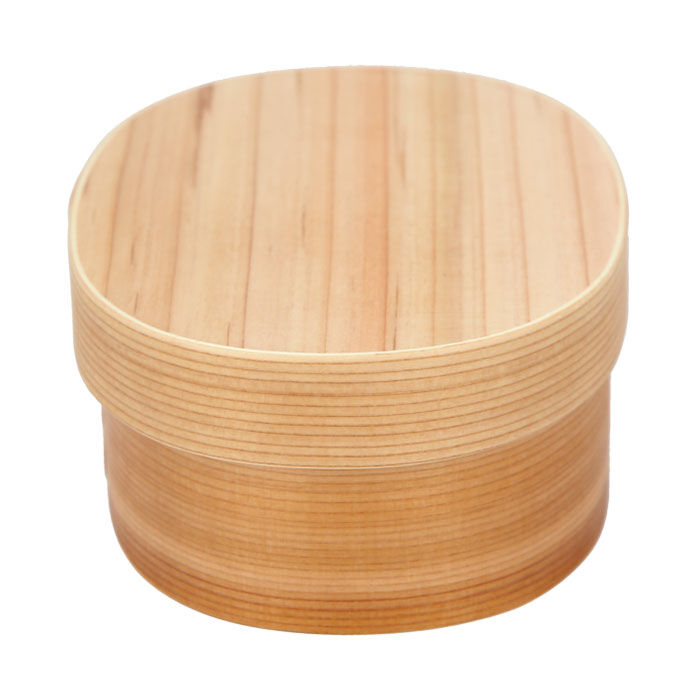 BACKYARD FAMILY「わっぱ 弁当箱 通販 小判型 1段 一段 500ml わっぱ弁当 まげわっぱ 曲げわっぱ 白木」|食器・キッチングッズ|