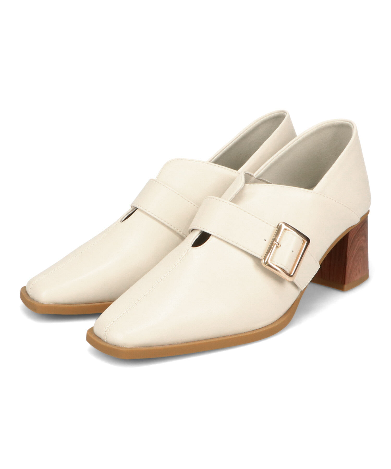 ORiental TRaffic「ウッドヒールベルトパンプス/51303」|パンプス|