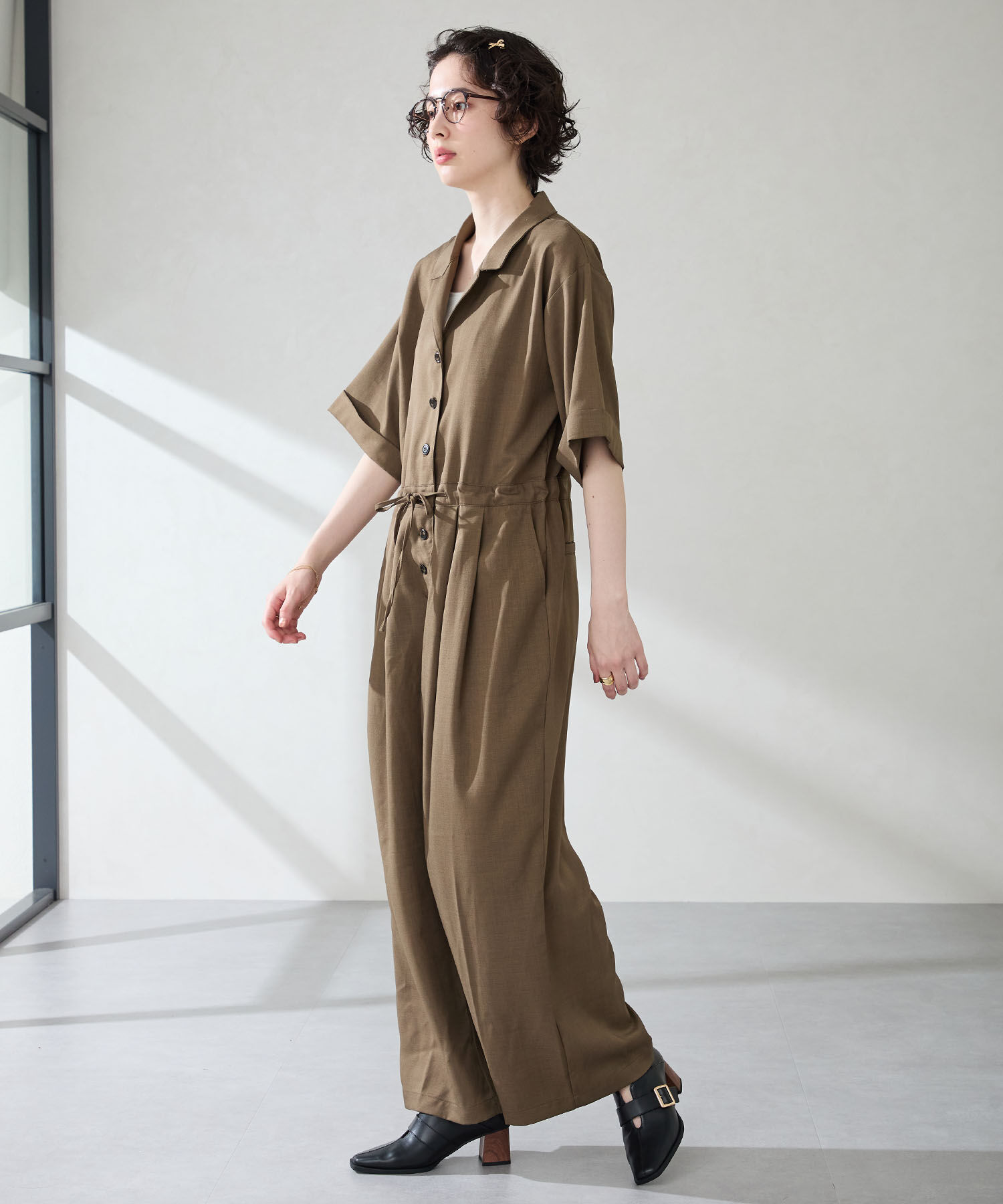 ORiental TRaffic「ウッドヒールベルトパンプス/51303」|パンプス|