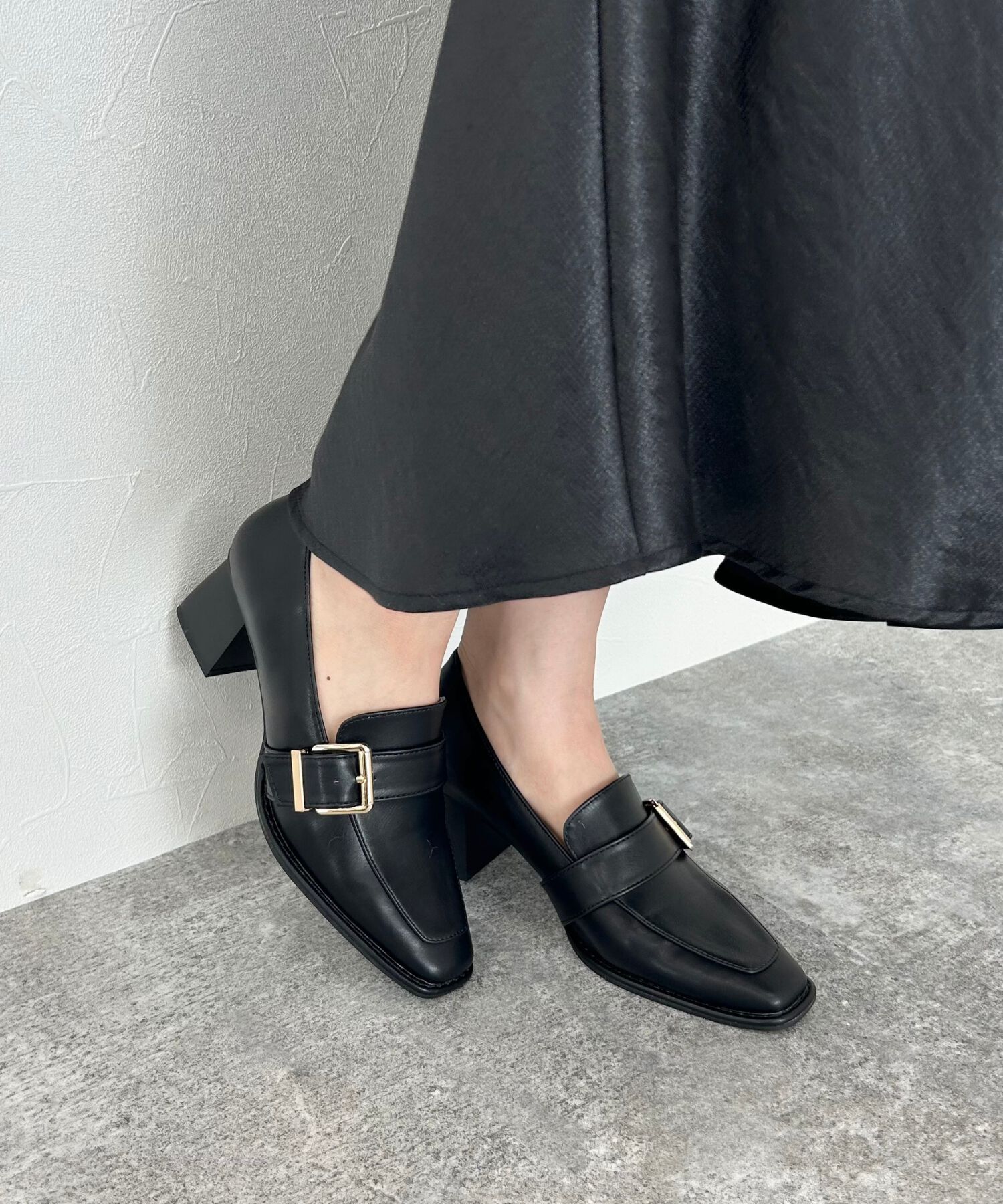 ORiental TRaffic「ベルトデザインヒールローファー/51315」|パンプス|