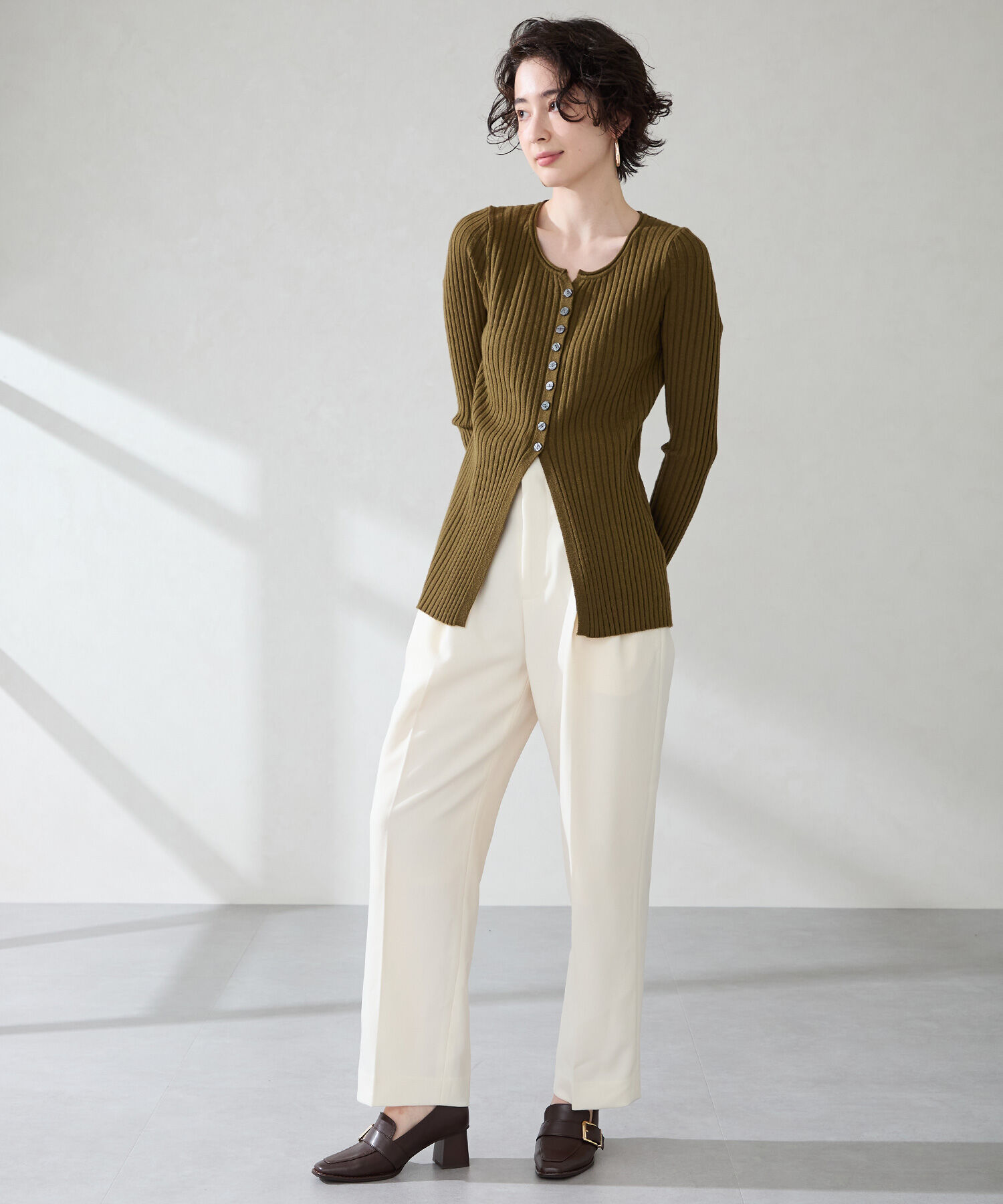 ORiental TRaffic「ベルトデザインヒールローファー/51315」|パンプス|