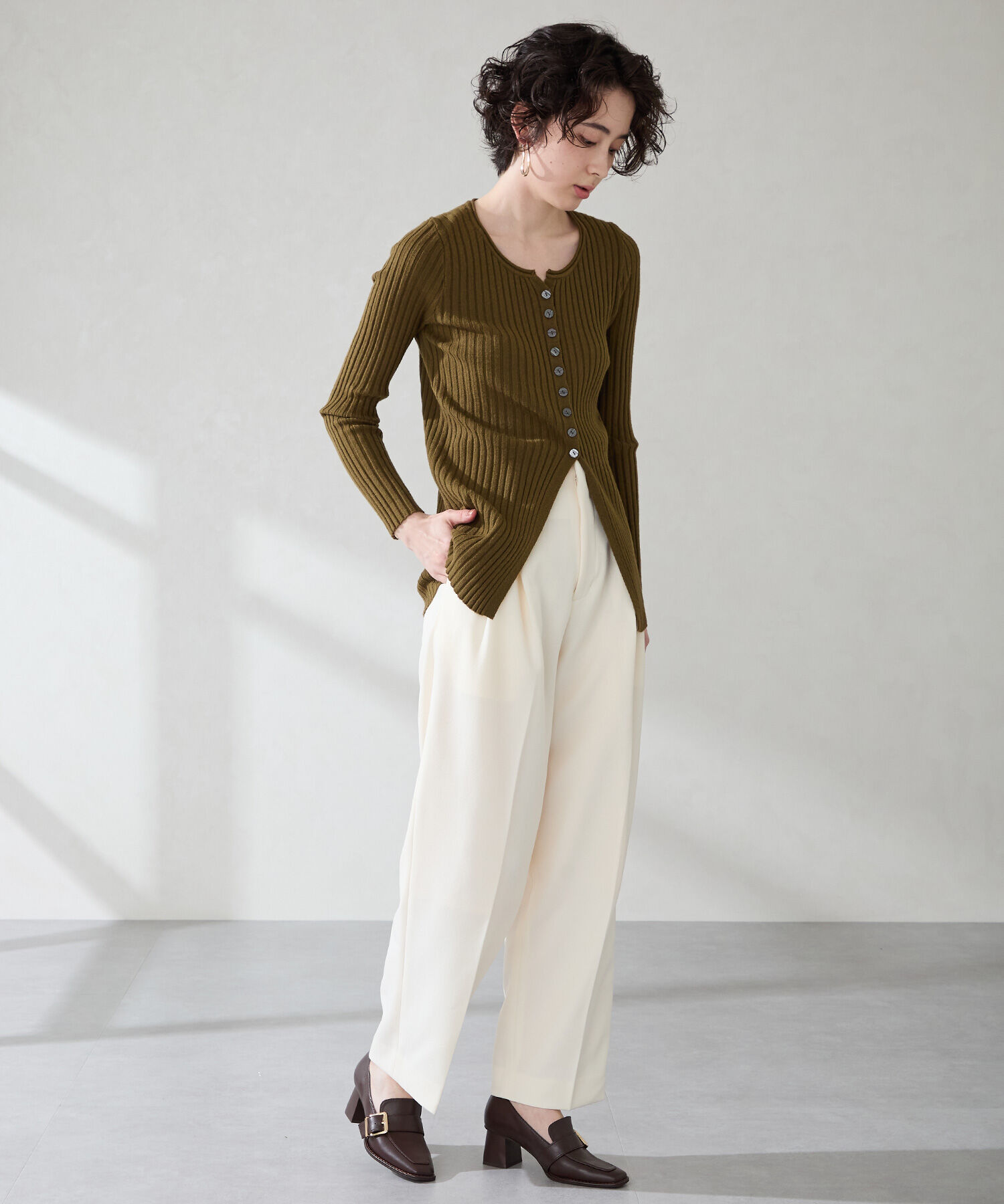 ORiental TRaffic「ベルトデザインヒールローファー/51315」|パンプス|