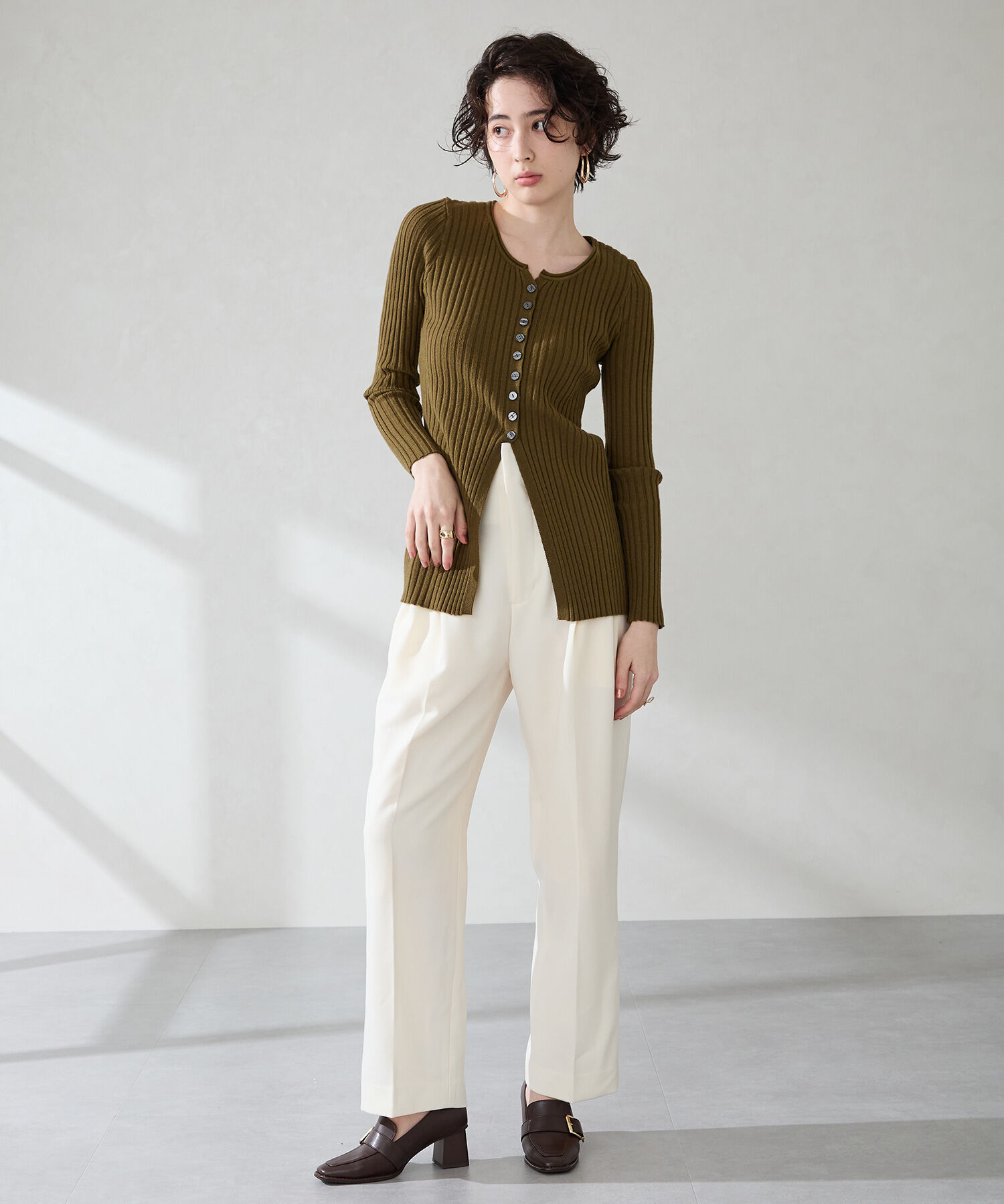 ORiental TRaffic「ベルトデザインヒールローファー/51315」|パンプス|