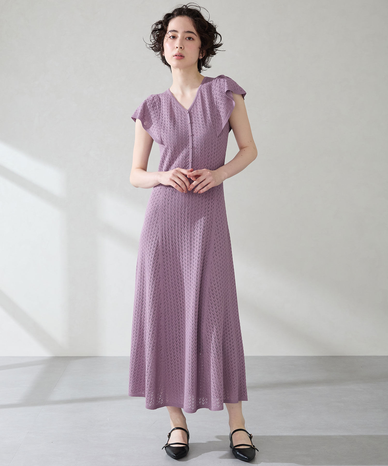 ORiental TRaffic「ポインテッドトゥダブルストラップパンプス/51306」|パンプス|