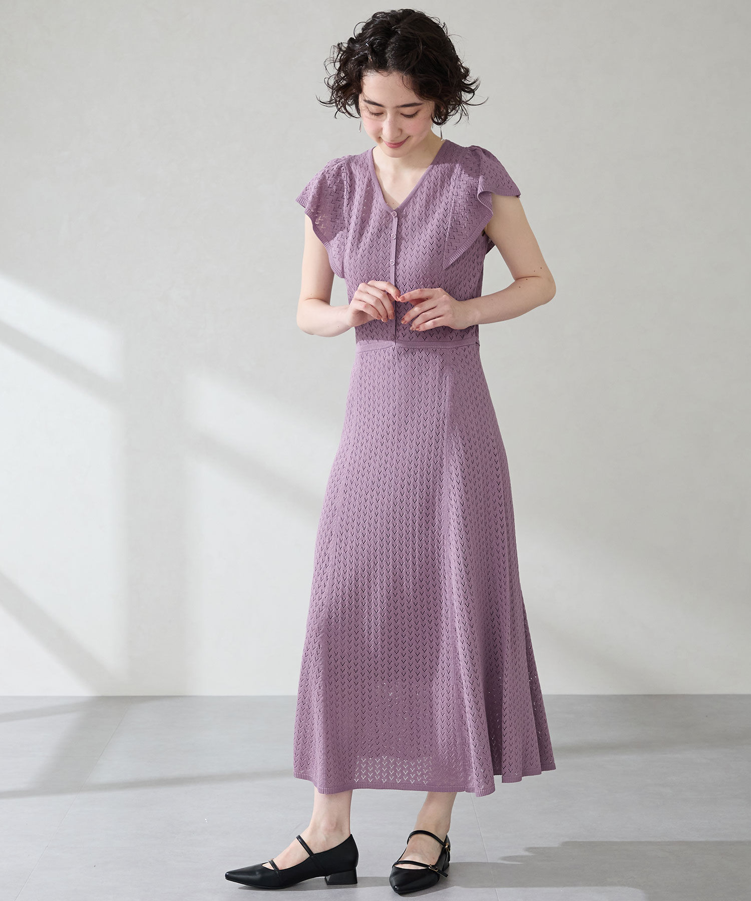 ORiental TRaffic「ポインテッドトゥダブルストラップパンプス/51306」|パンプス|