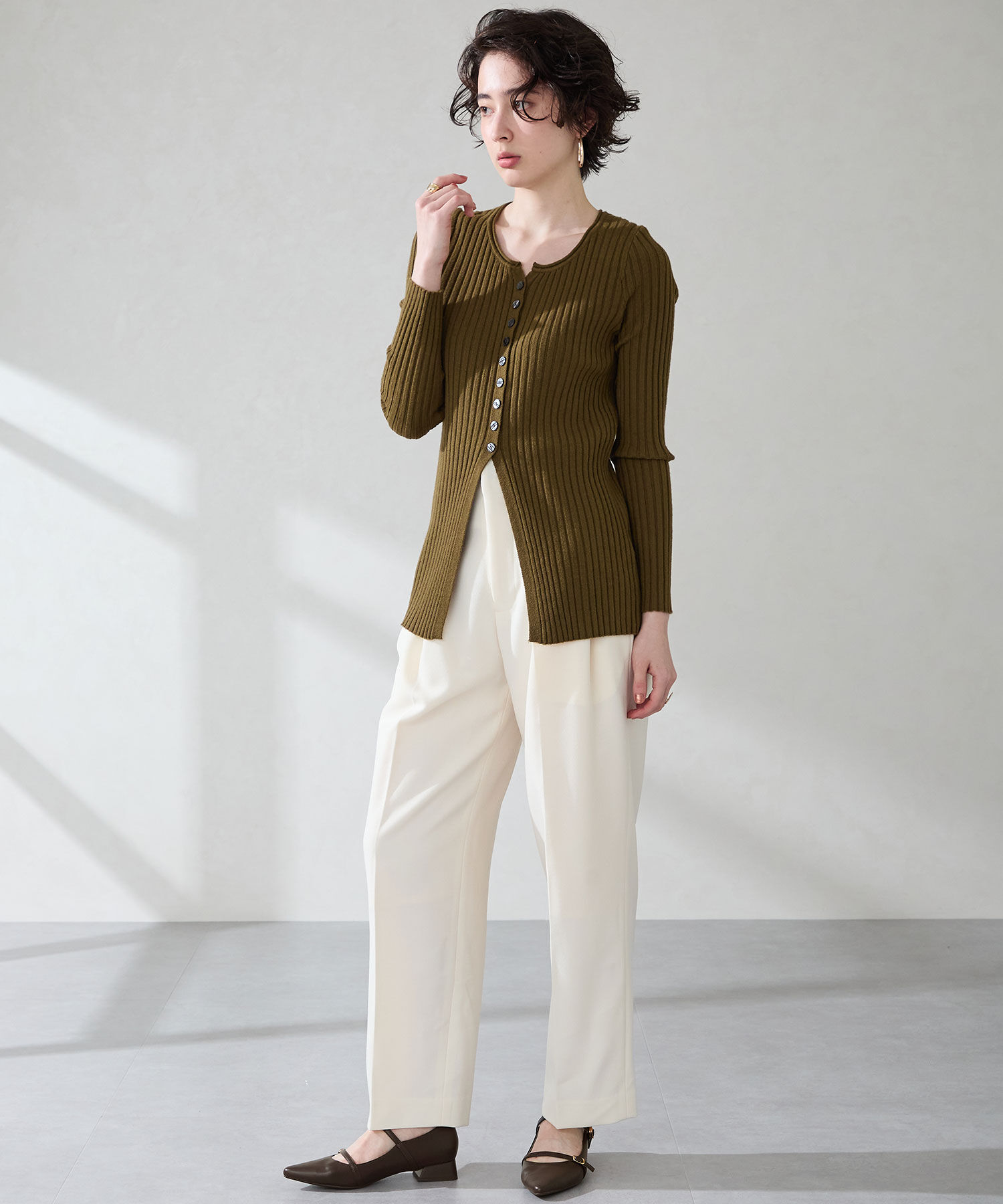 ORiental TRaffic「ポインテッドトゥダブルストラップパンプス/51306」|パンプス|