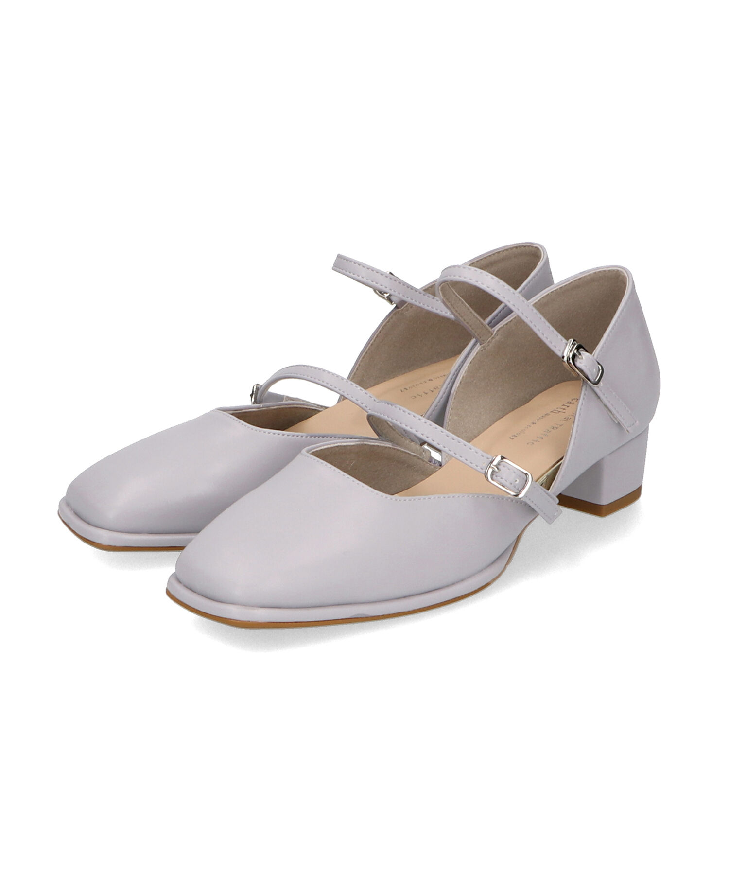 ORiental TRaffic「ベルトカット パンプス /41380 ストラップ セパレート」|パンプス|PURPLE