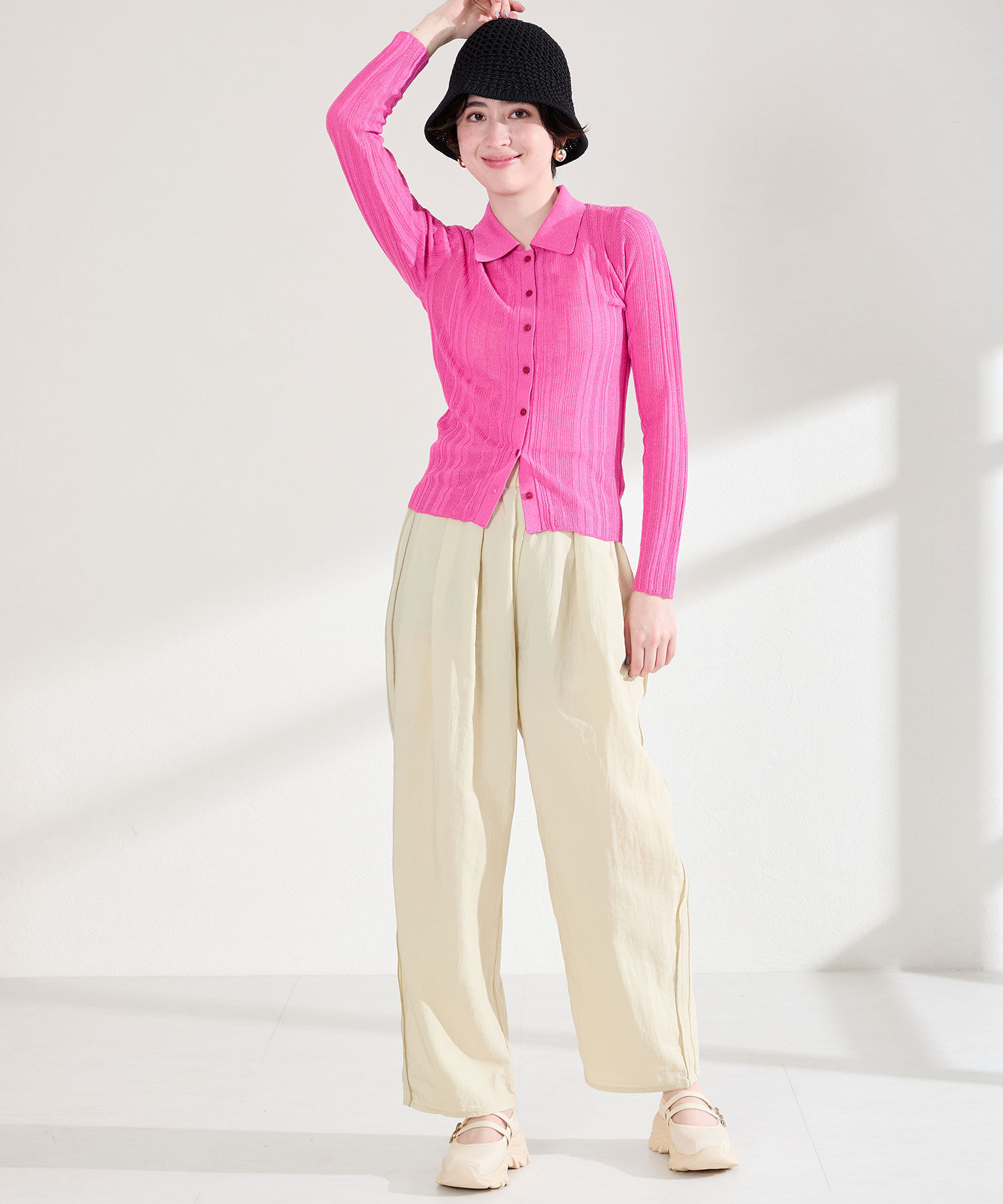 ORiental TRaffic「●2026春夏新作●ダブル ストラップ スニーカー ソール シューズ /61107」|パンプス|