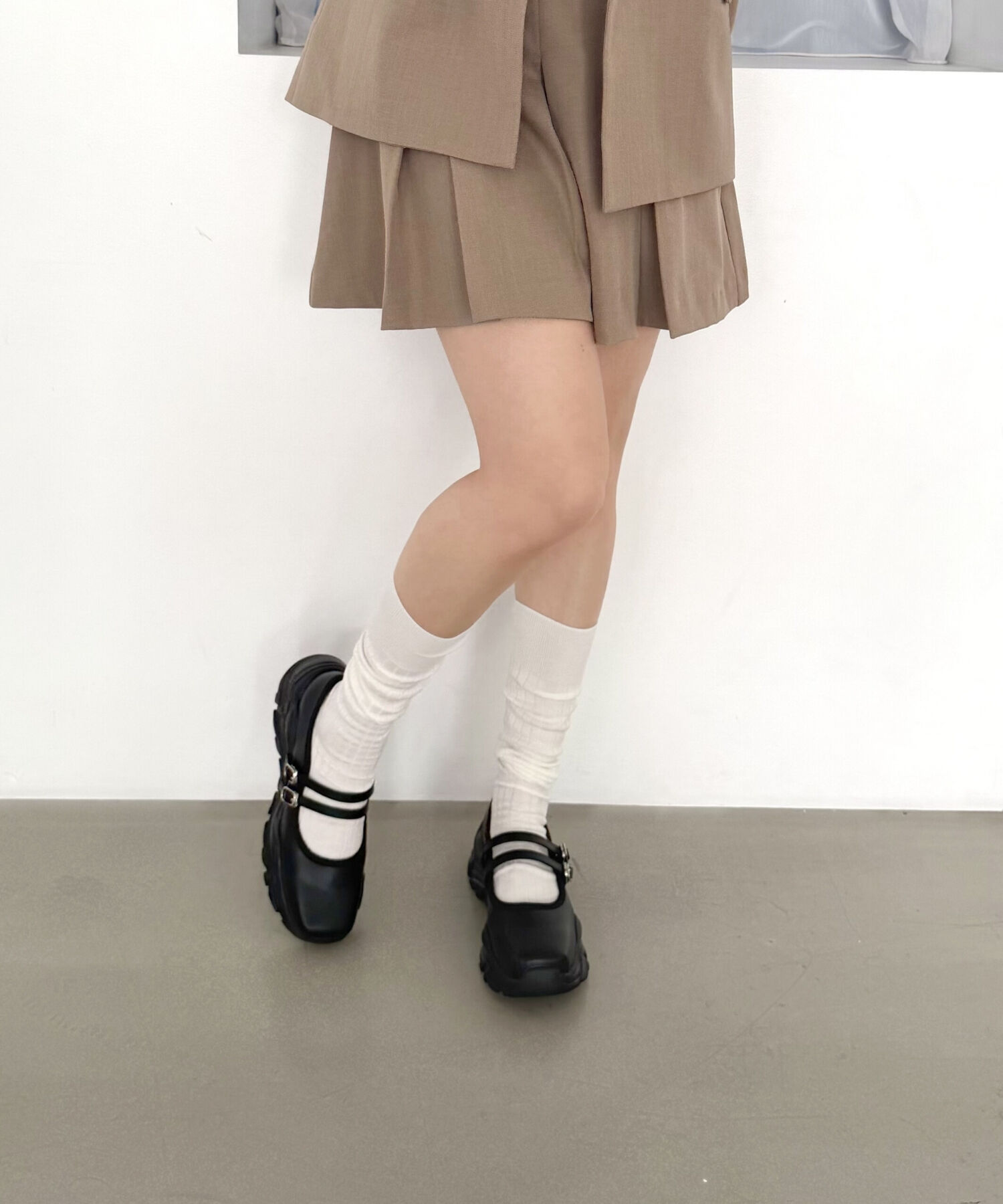 ORiental TRaffic「●2026春夏新作●ダブル ストラップ スニーカー ソール シューズ /61107」|パンプス|