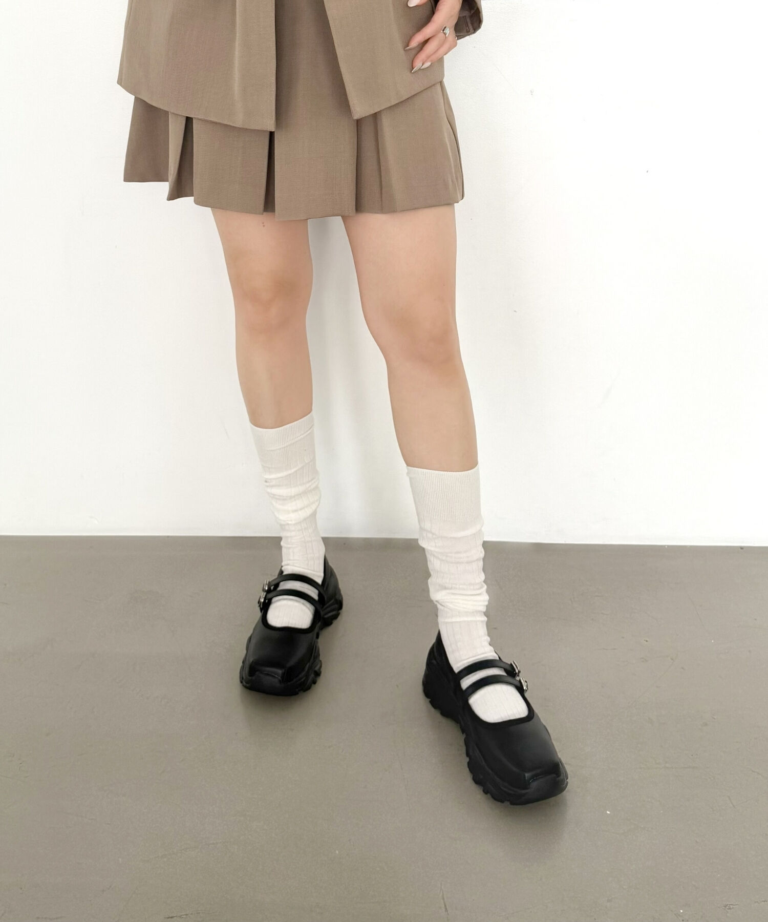 ORiental TRaffic「●2026春夏新作●ダブル ストラップ スニーカー ソール シューズ /61107」|パンプス|