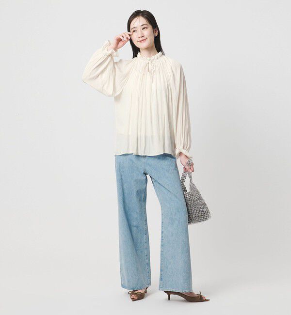 UNITED ARROWS「ボリュームギャザー ブラウス ‐ウォッシャブル‐」|シャツ・ブラウス|