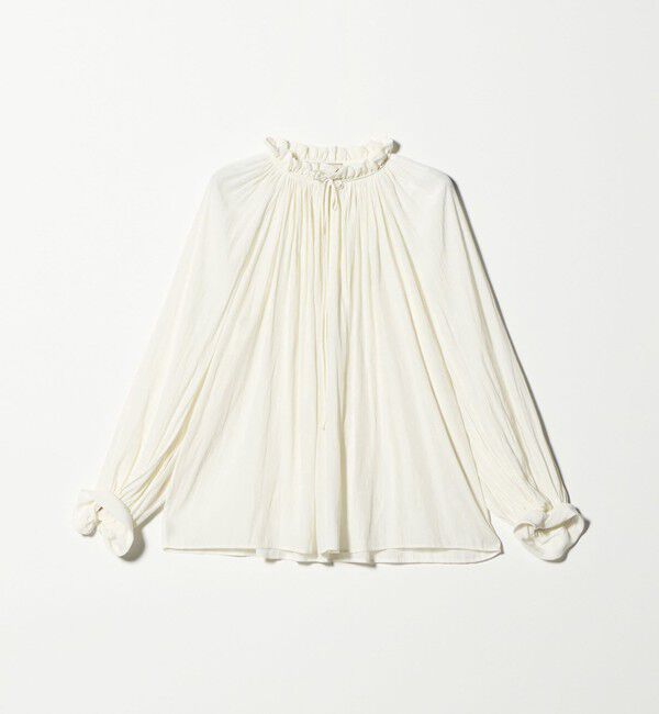 UNITED ARROWS「ボリュームギャザー ブラウス ‐ウォッシャブル‐」|シャツ・ブラウス|