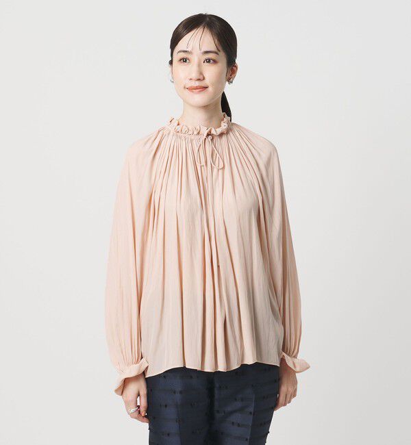 UNITED ARROWS「ボリュームギャザー ブラウス ‐ウォッシャブル‐」|シャツ・ブラウス|