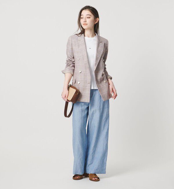 UNITED ARROWS「6ボタン リネン ブレザー ジャケット」|テーラードジャケット|