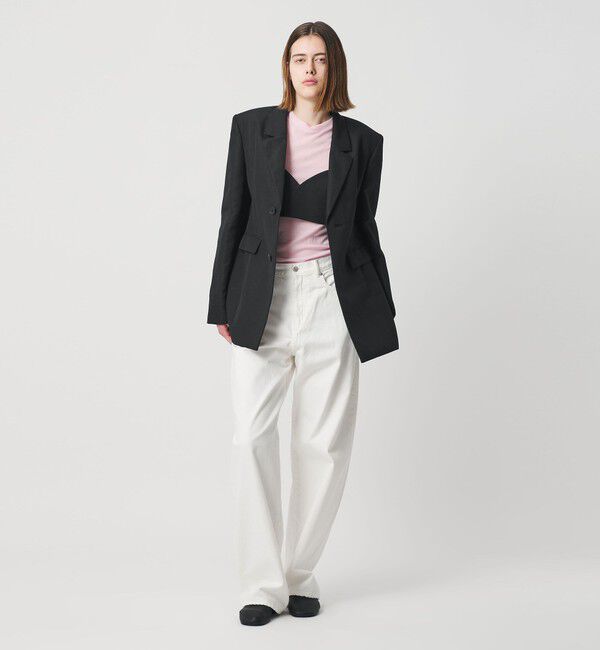 AEWEN MATOPH「＜AEWEN MATOPH＞ウールリネン ウエストシェイプジャケット」|テーラードジャケット|