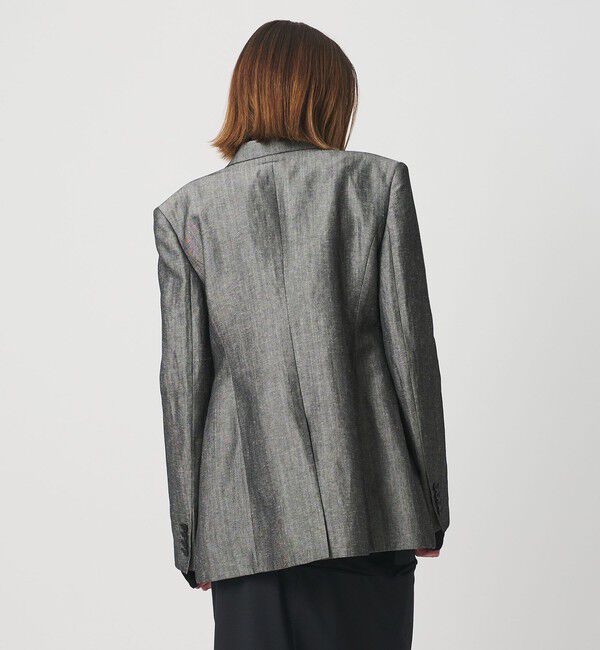 AEWEN MATOPH「＜AEWEN MATOPH＞ウールリネン ウエストシェイプジャケット」|テーラードジャケット|