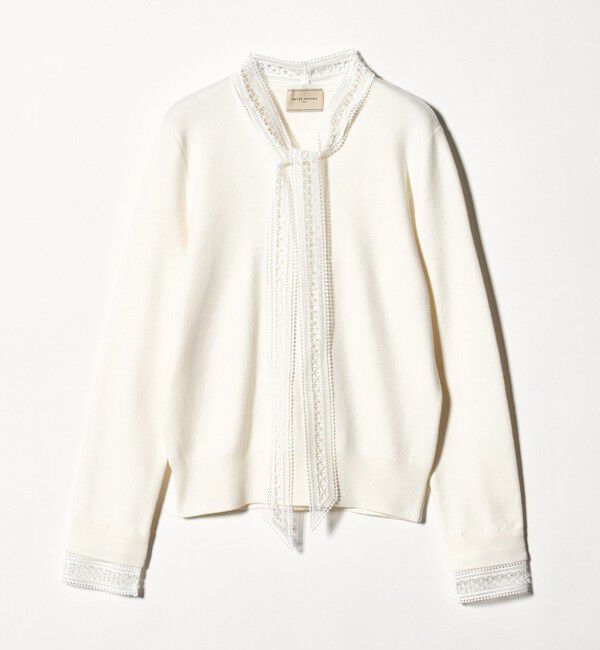 UNITED ARROWS「4WAY ボウタイレース ニット」|ニット・セーター|