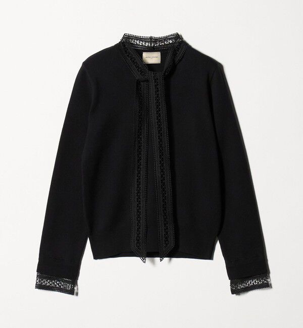 UNITED ARROWS「4WAY ボウタイレース ニット」|ニット・セーター|