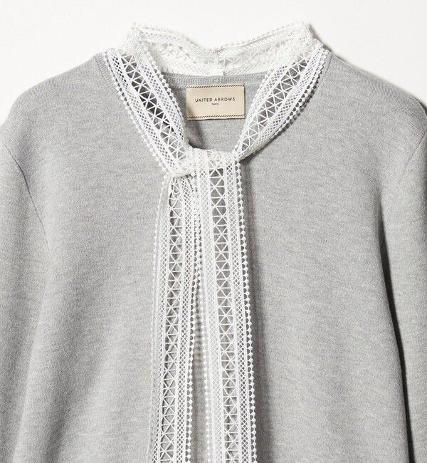 UNITED ARROWS「4WAY ボウタイレース ニット」|ニット・セーター|