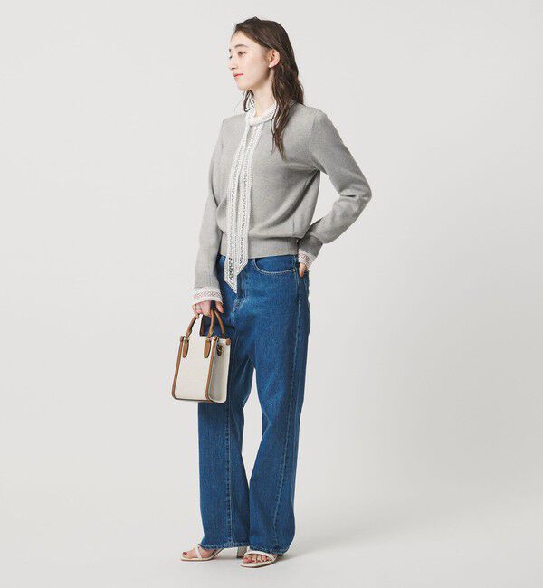 UNITED ARROWS「4WAY ボウタイレース ニット」|ニット・セーター|