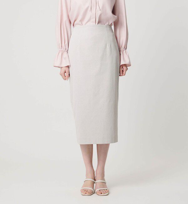 UNITED ARROWS「RIRANCHA ツイル タイトスカート ‐ウォッシャブル‐」|スカート|