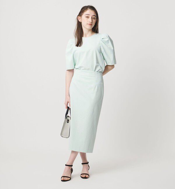 UNITED ARROWS「RIRANCHA ツイル タイトスカート ‐ウォッシャブル‐」|スカート|