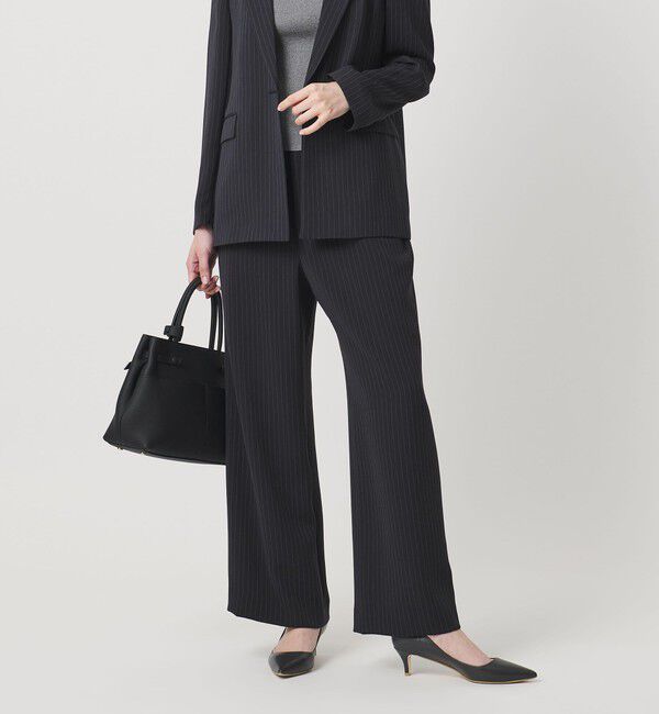 UNITED ARROWS「Drapy ピンストライプ イージーパンツ ‐ウォッシャブル‐」|スラックス|その他1