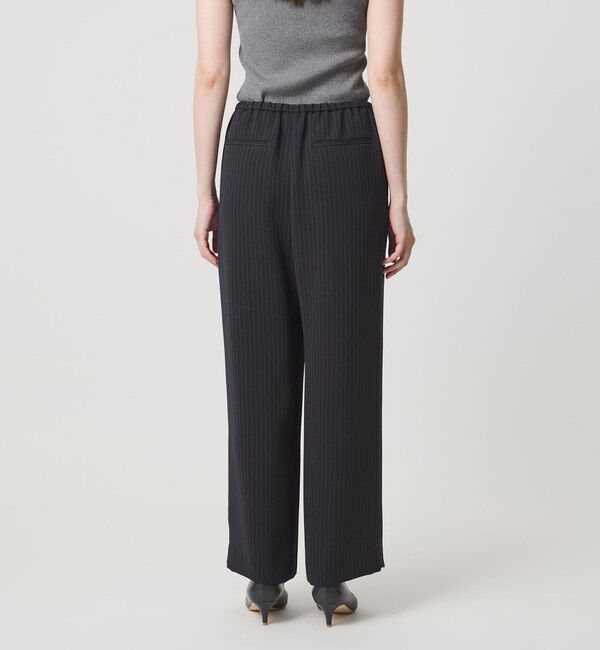 UNITED ARROWS「Drapy ピンストライプ イージーパンツ ‐ウォッシャブル‐」|スラックス|