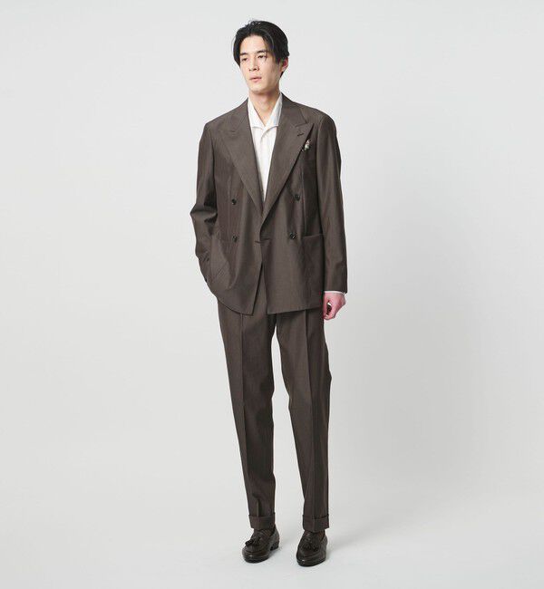 UNITED ARROWS「ポプリン ダブル 4ボタン テーラードジャケット R-MODEL」|テーラードジャケット|