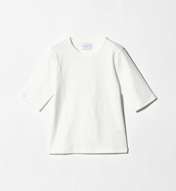 UNITED ARROWS「コットン フライス Tシャツ」|Tシャツ・カットソー|WHITE