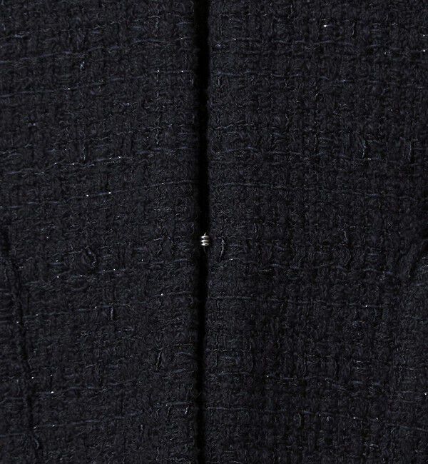 UNITED ARROWS green label relaxing「ツイードライク ノーカラー ジャケット」|ノーカラージャケット|