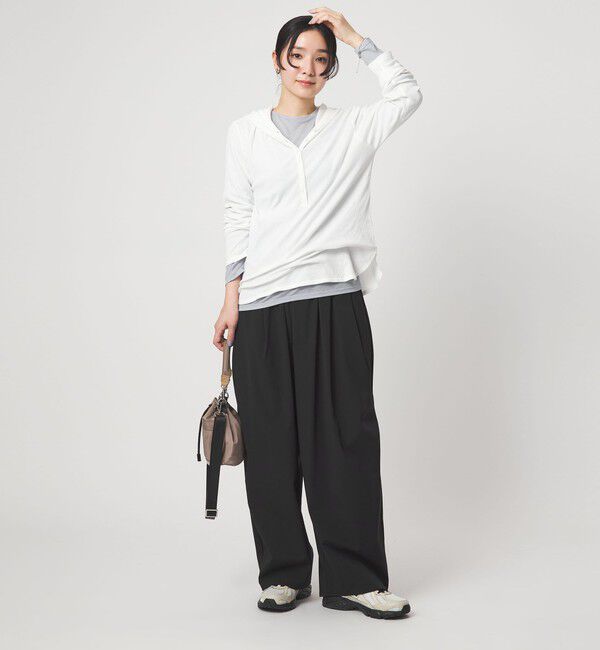 UNITED ARROWS green label relaxing「【WEB限定】＜at ease＞シアー テンジク ロングスリーブ カットソー」|Tシャツ・カットソー|