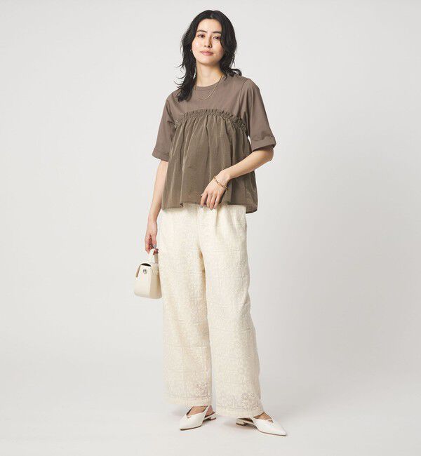 UNITED ARROWS green label relaxing「タフタ ドッキング ビスチェ プルオーバー」|Tシャツ・カットソー|