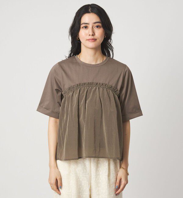 UNITED ARROWS green label relaxing「タフタ ドッキング ビスチェ プルオーバー」|Tシャツ・カットソー|