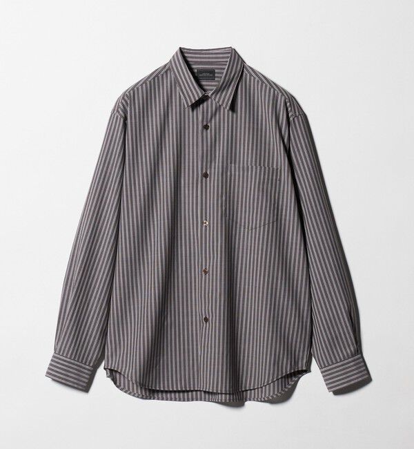 UNITED ARROWS green label relaxing「ウォッシャブル トロ パターン ジャストルーズ シャツ -ストレッチ-」|シャツ・ブラウス|